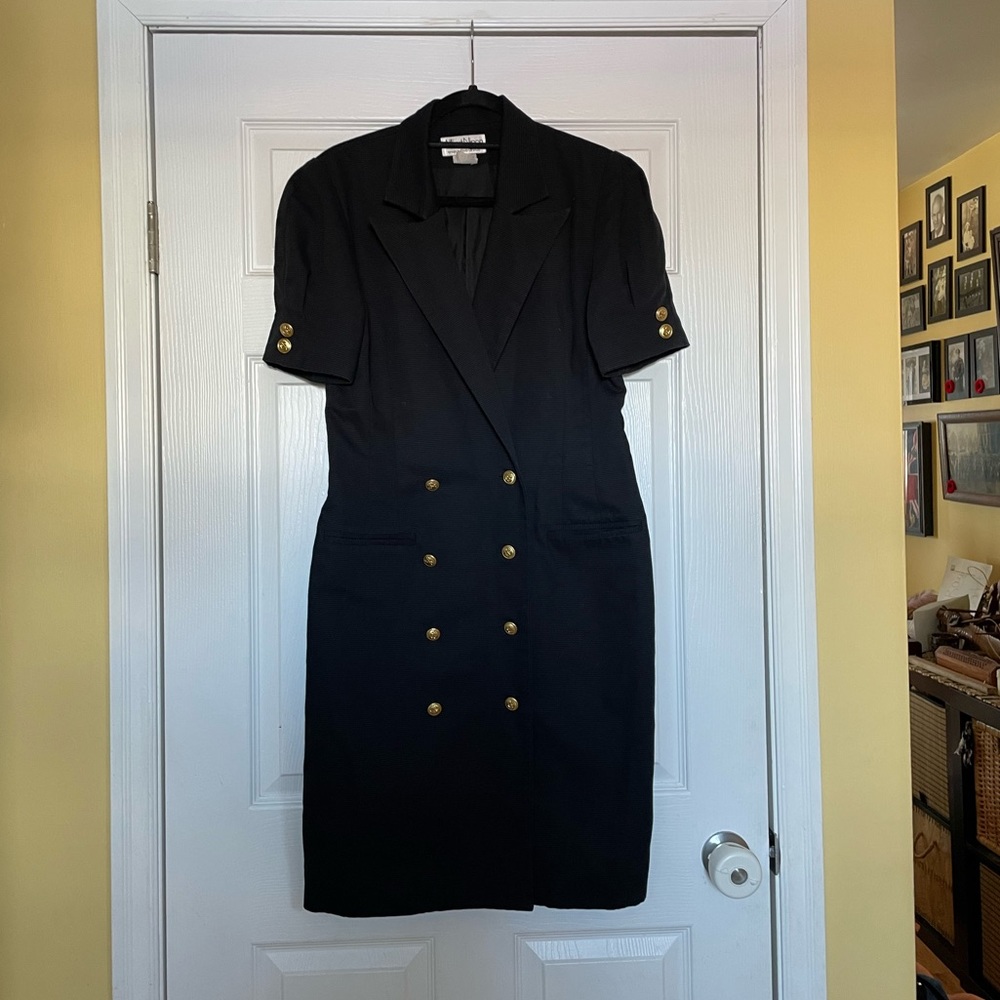 Black blazer dress